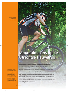 Mountainbikers op de Utrechtse Heuvelrug