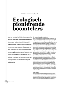 Ecologisch pionierende boomtelers