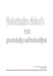 Veterinaire risico’s van grootschalige melkveebedrijven