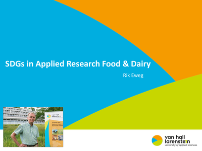 SDGs in Applied Research Food & Dairy