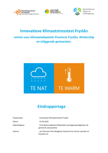 Innovatieve klimaatstresstest Fryslân