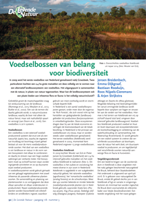 Voedselbossen van belang voor biodiversiteit