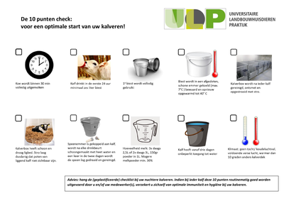 Hygiëne rondom het jonge kalf : webinars