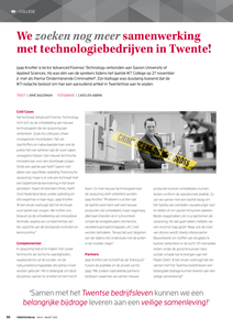 We zoeken nog meer samenwerking met technologiebedrijven in Twente!