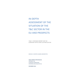 In-depth assessment of the situation of the textile and clothing sector in the EU and prospects