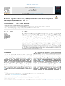 A Finnish regional non-binding MSP approach