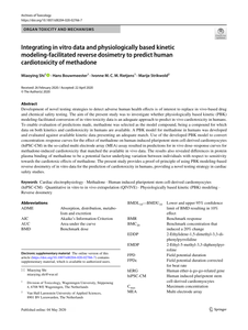 Integrating in vitro data and physiologically based kinetic modeling-facilitated reverse dosimetry to predict human cardiotoxicity of methadone