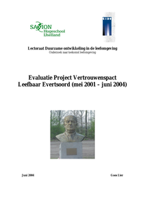 Evaluatie Project Vertrouwenspact leefbaar Evertsoord