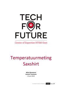 Temperatuurmeting Saxshirt