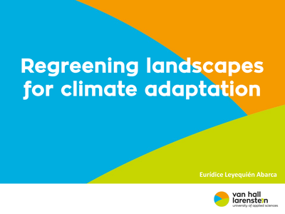 Regreening landscapes for climate adaptation