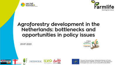 Agroforestry development in the Netherlands