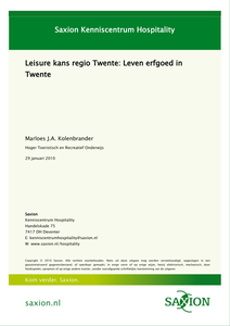 Leisure kans regio Twente