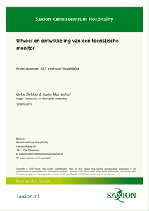 Uitvoer en ontwikkeling van een toeristische monitor