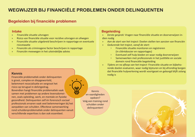 Wegwijzer bij financiële problemen onder delinquenten