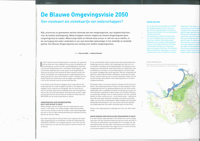 De Blauwe Omgevingsvisie 2050