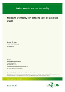 Havezate De Heare, een beleving voor de zakelijke markt