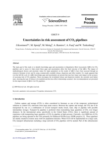 Uncertainties in risk assessment of CO2 pipelines