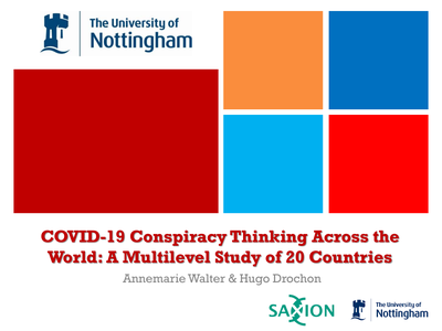 COVID 19 Conspiracy Thinking Across the World