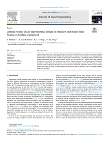 Critical review on an experimental design to measure and model milk fouling in heating equipment