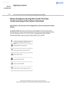 News Avoidance during the Covid-19 Crisis