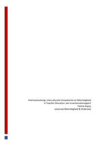 Internationalising, interculturele competentie en meertaligheid in Teacher Education