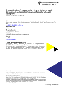 The contribution of professional youth work to the personal development and social participation of socially vulnerable youngsters