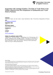 Supporters with Vantage Position: The Role of Youth Work in the Online Lifeworld from the Perspective of Adolescents and Youth Work’s Partners