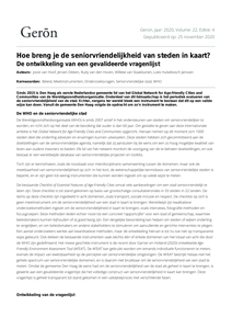 Hoe breng je de seniorvriendelijkheid van steden in kaart? 