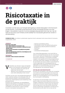 Risicotaxatie in de praktijk