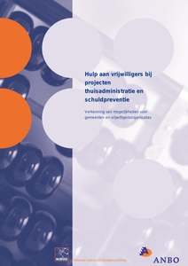 Hulp aan vrijwilligers bij projecten thuisadministratie en schuldpreventie