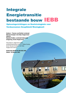 Integrale Energietransitie bestaande bouw IEBB