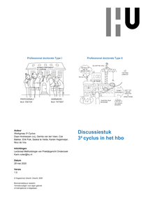 Discussiestuk  3e cyclus in het hbo