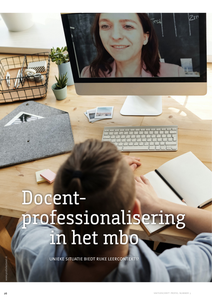 Docentprofessionalisering in het mbo