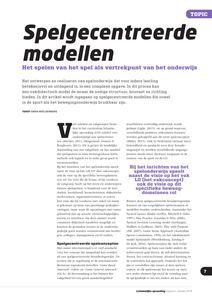 Spelgecentreerde modellen