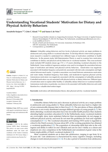 Understanding Vocational Students’ Motivation for Dietary and Physical Activity Behaviors