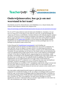 Onderwijsinnovaties