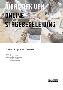 Handreiking didactiek van online stagebegeleiding