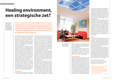 Healing environment, een strategische zet?