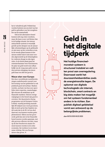 Geld in het digitale tijdperk