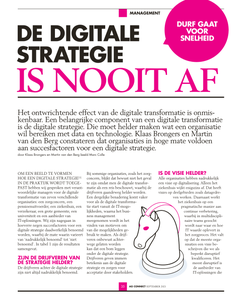 De digitale strategie is nooit af