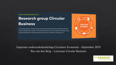 Snapshot circulair onderzoek in Nederland en de literatuur