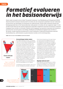 Formatief evalueren in het basisonderwijs