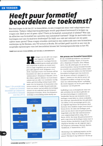 Heeft puur formatief beoordelen de toekomst? 