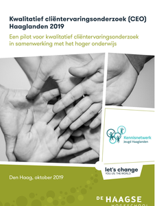 Kwalitatief cliëntervaringsonderzoek (CEO) Haaglanden 2019