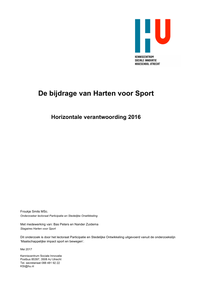 Bijdrage van Harten voor Sport