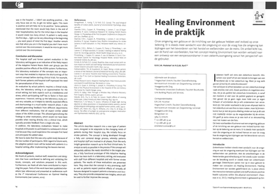 Healing Environment in de praktijk