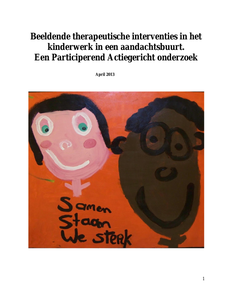 Beeldend therapeutische interventies in het kinderwerk in een aandachtsbuurt