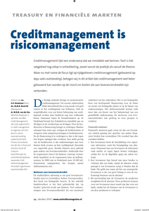 Creditmanagement is risicomanagement