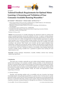 Tailored feedback requirements for optimal motor learning