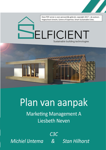 Plan van aanpak	Marketing management A